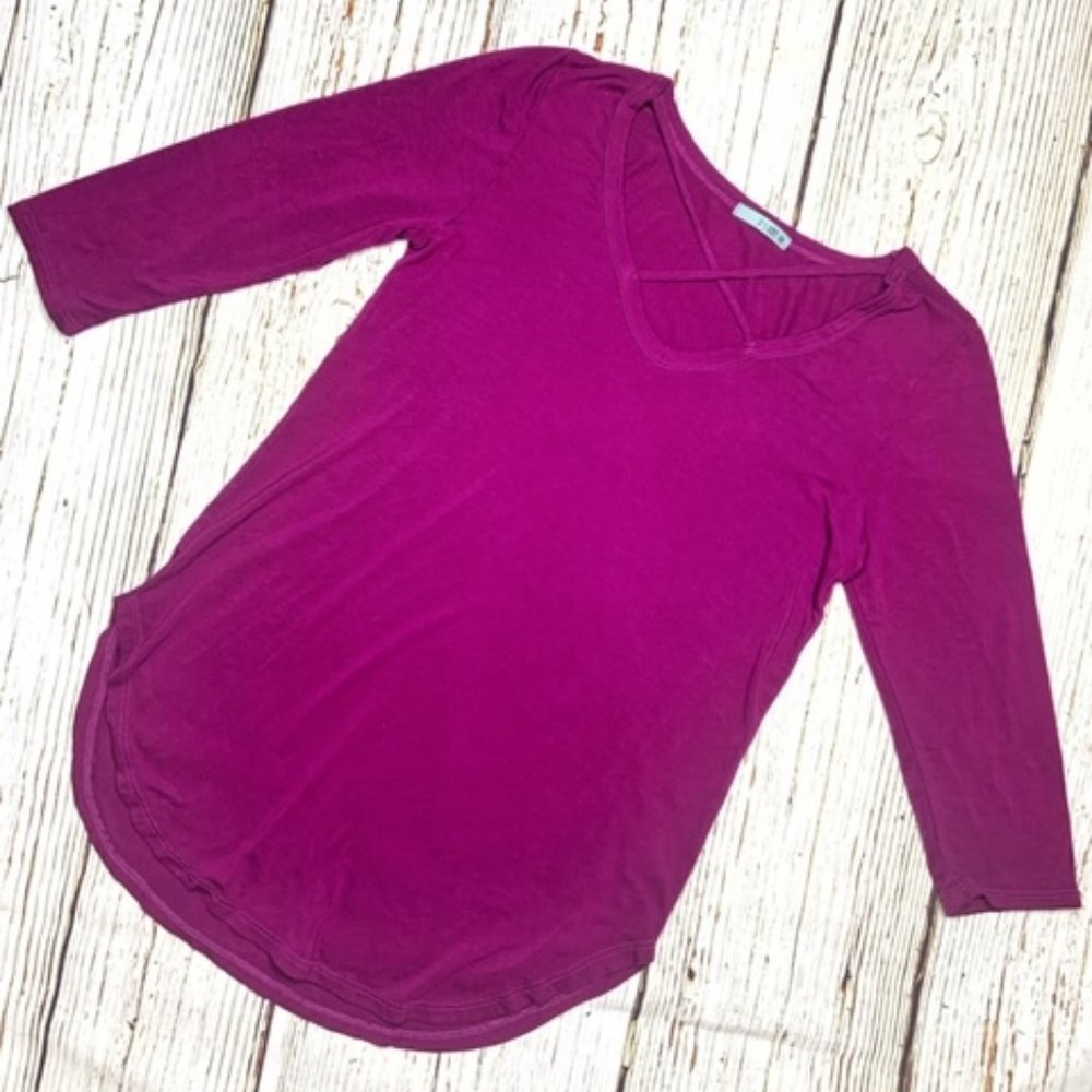 Purple Criss Cross Top